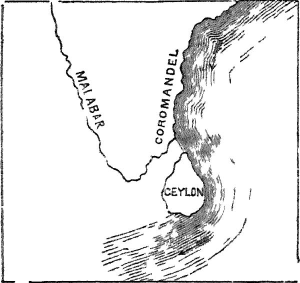 Ocean current in the northeast monsoon.