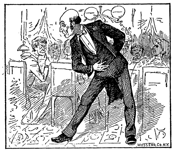 A man bows.