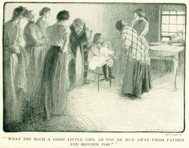 What did such a good little girl as you be run away from father and mother for?