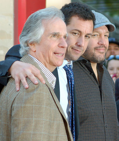 File:HenryWinklerAdamSandlerKevinJamesFeb11.jpg