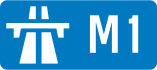 M1 escudo autopista