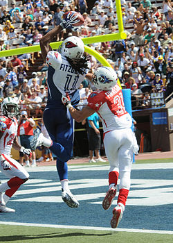 Larry Fitzgerald atrapa TD en 2009 Pro Bowl.jpg