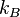 k_ {B}