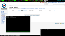 Escritorio OpenBSD gestiona con CWM corriendo xstatbar, xconsole, xxxterm y uxterm (con tmux, scrot y hombre)