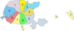 Raions de Minsk