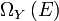 \ Omega_ {Y} \ dejó (E \ right)