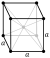 Le potassium a une structure cristalline cubique centrée