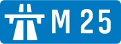 M25 autoroute bouclier