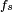 \ f_s de scriptstyle