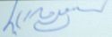 La signature du 14ème Dalaï Lama