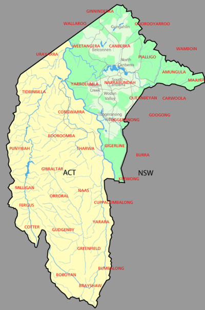 Murray County, dans le nord; Cowley County au sud-ouest