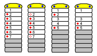 Quatre types d'arthropodes montrant la tête de acron et 9 et / ou des segments de corps. Trilobites et chélicérates sont représentés avec 7 segments de tête, et crustacés et tracheates avec cinq segments de tête. Parmi ceux-ci, le premier segment de la tête de chélicérates et le deuxième segment de la tête de trachates est perdu dans le développement. Tous les quatre démarrage avec un acron à l'extrémité antérieure yeux composés de palier. Tous ont néphridies sur certains ou tous les segments de tête, dont certains sont perdus dans le développement en chélicérates. All-autre que chélicérates-avoir des antennes sur le premier segment de la tête, et de crustacés ont aussi des antennes sur le deuxième segment de la tête. Seuls ont chelicerans chélicères, sur le second segment de tête et le premier segment de corps, et pédipalpes, le troisième segment de corps. Crustacés mandibules ont sur le troisième segment de tête et mâchoires sur chacun des quatrième et cinquième segments de tête. Trilobites et chélicérates porter jambes sur tous les segments de tête restants, mais les crustacés et tracheates avoir les jambes sur les segments du corps antérieures.