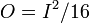 O = I ^ 16/02
