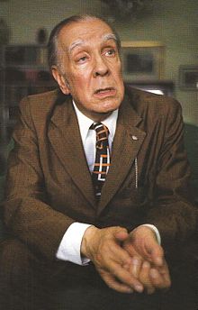 Jorge Luis Borges en 1982, photographie de Sara Facio