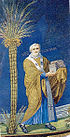 Mosaïque de Félix IV (III) à Santi Cosma e Damiano, Rome, Italie (527-530) .jpg