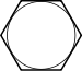 Vis-pas de bouchon Hex markings.svg
