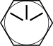 tête hexagonale vis grade 5.2.svg