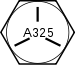 Hex bouchon à vis ASTM A325 lines.svg