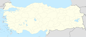 Turquie, Istanbul a mis en évidence avec au nord-ouest le long d'une mince bande de terre délimitée par l'eau