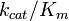 K_ {cat} / K_ {m}