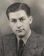 Le professeur d'anglais de McCartney, Alan Durband, en 1946