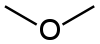 Structure chimique de l'éther diméthylique