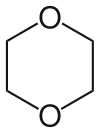 Structure chimique du dioxane