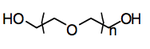 La structure chimique de polyéthylène glycol