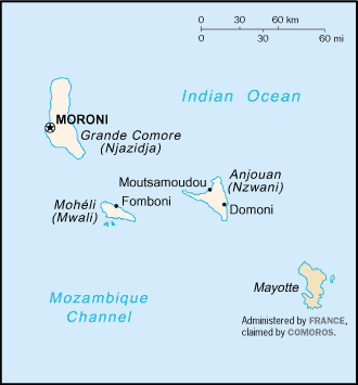 Carte de toutes les îles