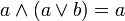 un \ terres (un lor \ b) = a