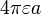 4 \ pi \ varepsilon une