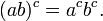 (A, b) ^ c = a ^ c b ^ c.