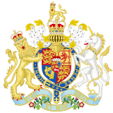 Trimestrais, I e IV Gules três guardant passant dos leões em pálido ou; II Ou um leão desenfreado dentro de um tressure dobro flory-counter-flory Gules; III Azure uma harpa ou cordas Argent; geral um escudo tierced per pálido e por chevron, eu Gules dois leões guardant passant Ou, II ou um semy de corações Gules um leão rampante Azure, III Gules um Argent courant cavalo, todo o inescutcheon encimado por coroa