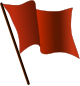 Bandeira vermelha waving.svg