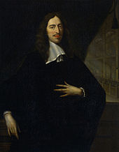 Retrato de um homem todo vestido de preto, olhando para a esquerda