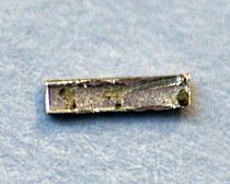 Image: Radium galvanizados em folha de cobre e coberto com poliuretano para evitar reacção com o ar
