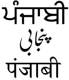 Punjabi Gurmukhi shahmukhi devanagari.png