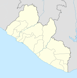 Monrovia está localizado na Libéria