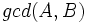 mdc (A, B)