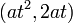 (A t ^ 2,2 um t) \,