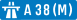 UK-Auto-estrada A38-(M) .svg