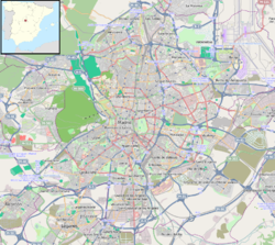 Madrid está localizado em Madrid