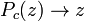 P_c (z) \ to z