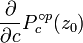 \ Frac {\ partial} {\ partial {c}} {P_c ^ \ circ p} (z_0)