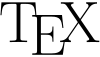 O logotipo TeX