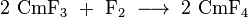 \ Mathrm {2 \ CmF_3 \ + \ f_2 \ \ longrightarrow \ 2 \} CmF_4