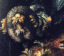 Pintura de um Dodo que preening suas pé