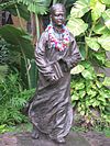 Estátua de Sun Yat-sen como um menino de escola em Honolulu, Havaí, de 13 anos