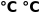 Grau centígrado comparação Unicode