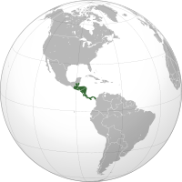 Mapa da América Central